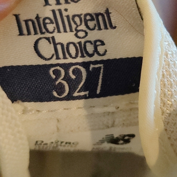 New Balance Men's 327 Casual Beige Sneakers Nimbus Cloud/Gum Shoes Size 11 - Picture 9 of 11